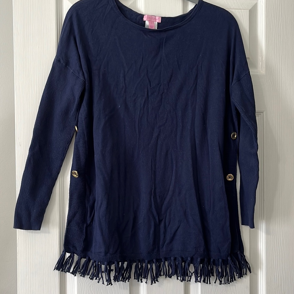 COPY - Lilly Pulitzer Ramona Fringe Sweater